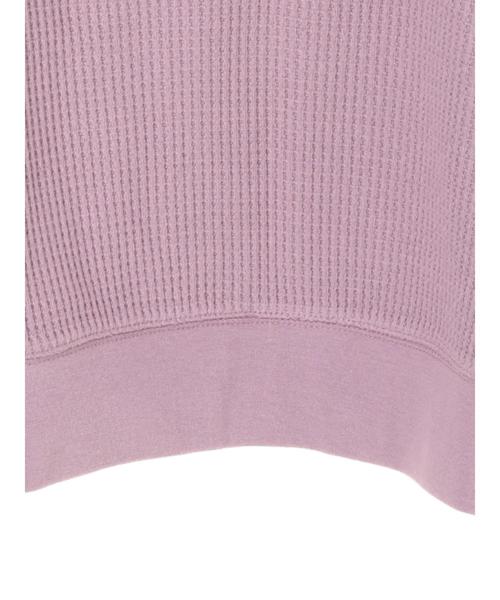 earth music&ecology（アースミュージックアンドエコロジー）の「オーガニックコットンホック付きヘンリープルオーバー＊（Tシャツ/カットソー・レディース・ブラック/ベージュ/ブラウン/アイボリー/ブルー/ラベンダー・FREE）」の14枚目の写真