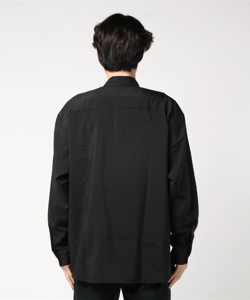 WEGO（ウィゴー）の「WEGO/タイ付きフライフロントシャツ（シャツ/ブラウス・メンズ・ホワイト/ブラック・MEDIUM/LARGE）」の4枚目の写真