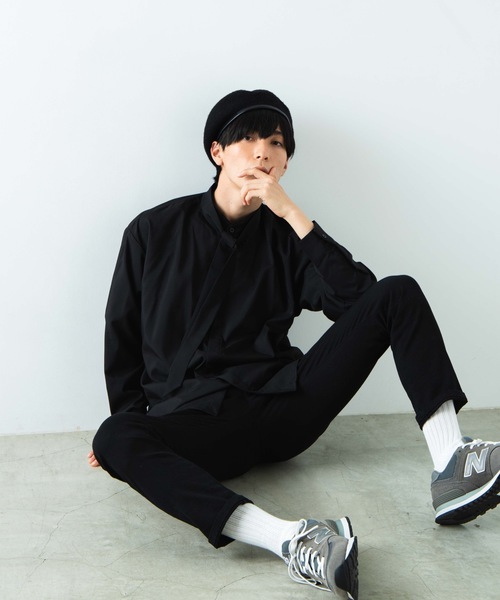 WEGO（ウィゴー）の「WEGO/タイ付きフライフロントシャツ（シャツ/ブラウス・メンズ・ホワイト/ブラック・MEDIUM/LARGE）」の9枚目の写真