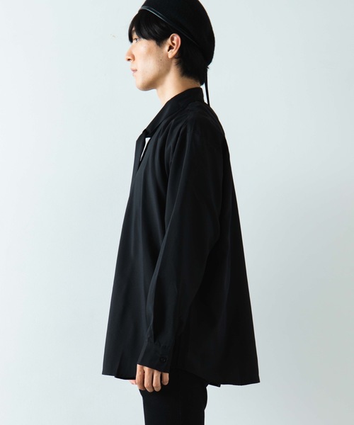 WEGO（ウィゴー）の「WEGO/タイ付きフライフロントシャツ（シャツ/ブラウス・メンズ・ホワイト/ブラック・MEDIUM/LARGE）」の13枚目の写真