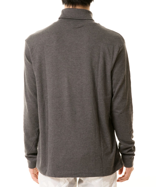 TopIsm（トップイズム）の「タートルネック スムース起毛 カットソー Tシャツ（Tシャツ/カットソー・メンズ・ホワイト/ブラック/チャコール/グレー・LL/M/L）」の7枚目の写真