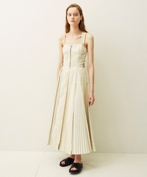 CASA FLINE | フロントホックプリーツワンピース(ワンピース)
