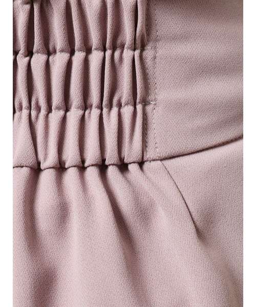 dazzlin(ダズリン)の「ハイウエストタックパンツ【フレアパンツ】(その他パンツ・レディース・ブラウン/ピンク/アイボリー・SMALL/MEDIUM)」の5枚目の写真