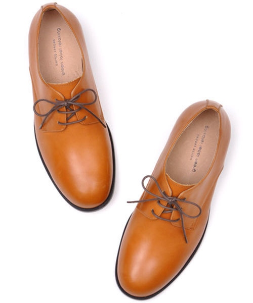 green label relaxing(グリーンレーベルリラクシング)の「GLR LEATHER PLAIN-TOE シューズ ◆(その他シューズ・メンズ・ブラック/ダークブラウン/ブラウン・43/42/40/41)」の3枚目の写真