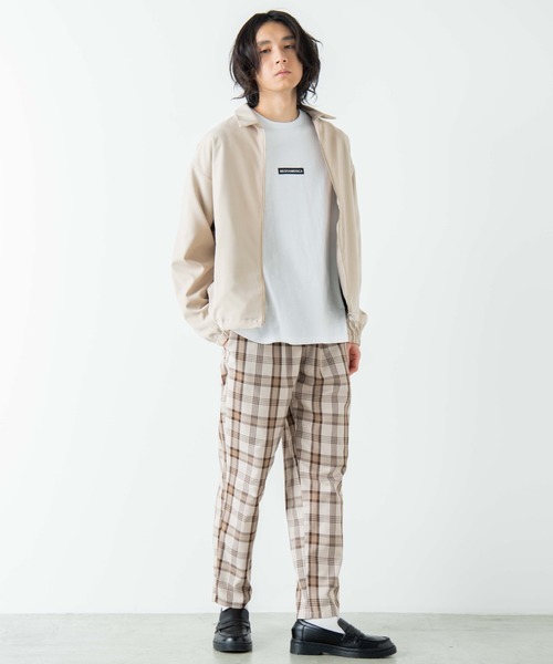 WEGO（ウィゴー）の「WEGO/チェックイージーパンツ（スラックス・メンズ・グレー系その他2/ベージュ系その他2/ベージュ系その他3・MEDIUM/LARGE）」の10枚目の写真