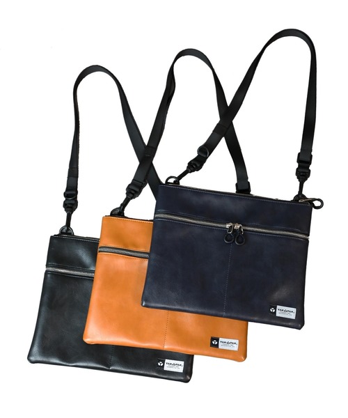 Leather Ypsc 0005 ヤックパック セール サスティナブルレザー ショルダーバッグ Yakpak ヤックパック のファッション Pu バッグ Yakpak Sacoche サコッシュ Pu サコッシュ