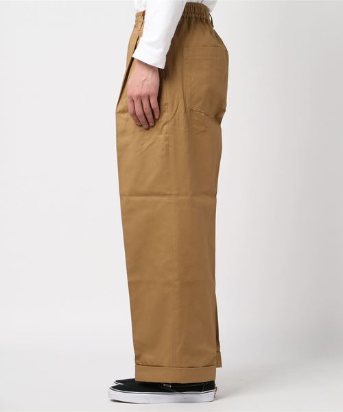 MAISON SPECIAL(メゾンスペシャル)の「【WEB限定】【ボトムを作り続け40年】《ユニセックスアイテム》富山県産カツラギウエストゴムワイドパンツ 【MAISON SPECIAL/メゾンスペシャル】(その他パンツ・メンズ・ラベンダー/ブラック/オレンジ/ブラウン/ブルー/ベージュ/カーキ・46/44/48)」の8枚目の写真