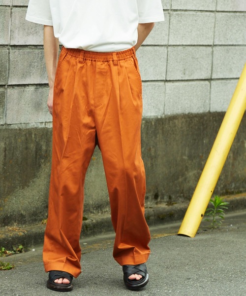 MAISON SPECIAL(メゾンスペシャル)の「【WEB限定】【ボトムを作り続け40年】《ユニセックスアイテム》富山県産カツラギウエストゴムワイドパンツ 【MAISON SPECIAL/メゾンスペシャル】(その他パンツ・メンズ・ラベンダー/ブラック/オレンジ/ブラウン/ブルー/ベージュ/カーキ・46/44/48)」の7枚目の写真