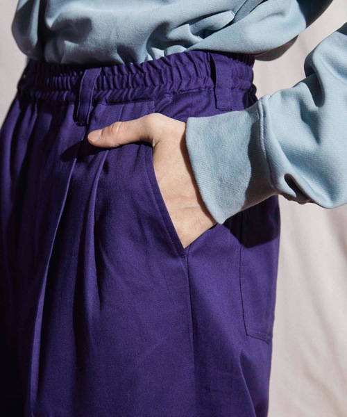 MAISON SPECIAL(メゾンスペシャル)の「【WEB限定】【ボトムを作り続け40年】《ユニセックスアイテム》富山県産カツラギウエストゴムワイドパンツ 【MAISON SPECIAL/メゾンスペシャル】(その他パンツ・メンズ・ラベンダー/ブラック/オレンジ/ブラウン/ブルー/ベージュ/カーキ・46/44/48)」の22枚目の写真