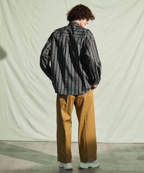 MAISON SPECIAL(メゾンスペシャル)の「【WEB限定】【ボトムを作り続け40年】《ユニセックスアイテム》富山県産カツラギウエストゴムワイドパンツ 【MAISON SPECIAL/メゾンスペシャル】(その他パンツ・メンズ・ラベンダー/ブラック/オレンジ/ブラウン/ブルー/ベージュ/カーキ・46/44/48)」の15枚目の写真