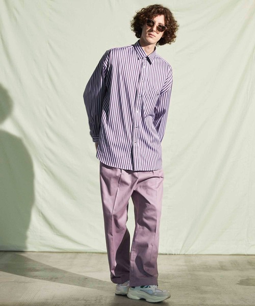 MAISON SPECIAL(メゾンスペシャル)の「【WEB限定】【ボトムを作り続け40年】《ユニセックスアイテム》富山県産カツラギウエストゴムワイドパンツ 【MAISON SPECIAL/メゾンスペシャル】(その他パンツ・メンズ・ラベンダー/ブラック/オレンジ/ブラウン/ブルー/ベージュ/カーキ・46/44/48)」の12枚目の写真