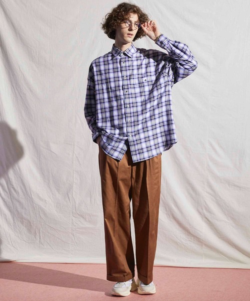 MAISON SPECIAL(メゾンスペシャル)の「【WEB限定】【ボトムを作り続け40年】《ユニセックスアイテム》富山県産カツラギウエストゴムワイドパンツ 【MAISON SPECIAL/メゾンスペシャル】(その他パンツ・メンズ・ラベンダー/ブラック/オレンジ/ブラウン/ブルー/ベージュ/カーキ・46/44/48)」の18枚目の写真