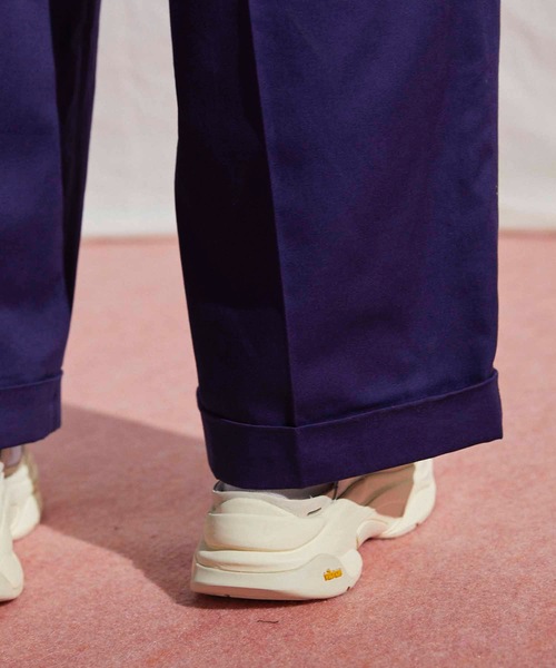 MAISON SPECIAL(メゾンスペシャル)の「【WEB限定】【ボトムを作り続け40年】《ユニセックスアイテム》富山県産カツラギウエストゴムワイドパンツ 【MAISON SPECIAL/メゾンスペシャル】(その他パンツ・メンズ・ラベンダー/ブラック/オレンジ/ブラウン/ブルー/ベージュ/カーキ・46/44/48)」の20枚目の写真