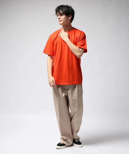 アパルトモン⭐️LA APPAREL / ロサンゼルスアパレル BIG T-sh ロサンゼルスアパレル LOS ANGELES APPAREL 6.5OZ GARMENT DYE CREW