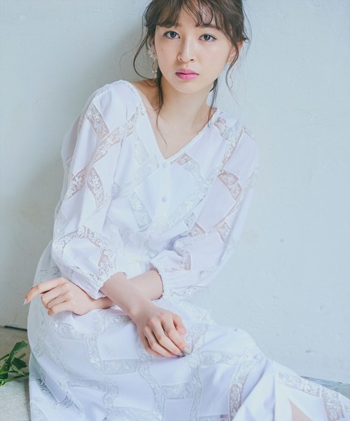 セール 刺繍レースパッチワークワンピース ワンピース Willselection ウィルセレクション のファッション通販 Zozotown