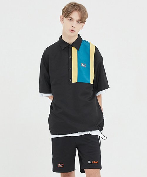 BAD IN BAD（ベド イン ベド）の「『BAD IN BAD』BACK POCKET POLO JERSEY/バックポケットポロジャージ/ポロシャツ（ポロシャツ・メンズ・ブラック・L）」の6枚目の写真