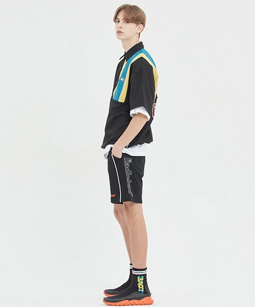BAD IN BAD（ベド イン ベド）の「『BAD IN BAD』BACK POCKET POLO JERSEY/バックポケットポロジャージ/ポロシャツ（ポロシャツ・メンズ・ブラック・L）」の4枚目の写真