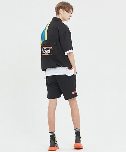 BAD IN BAD（ベド イン ベド）の「『BAD IN BAD』BACK POCKET POLO JERSEY/バックポケットポロジャージ/ポロシャツ（ポロシャツ・メンズ・ブラック・L）」の8枚目の写真