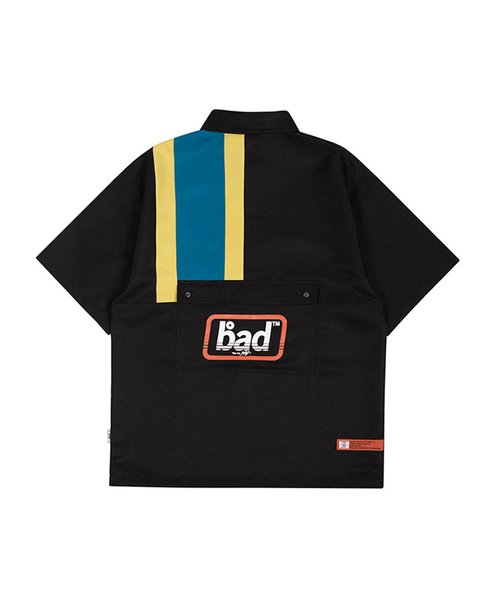 BAD IN BAD（ベド イン ベド）の「『BAD IN BAD』BACK POCKET POLO JERSEY/バックポケットポロジャージ/ポロシャツ（ポロシャツ・メンズ・ブラック・L）」の7枚目の写真