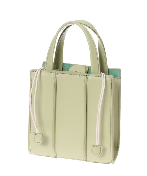 fifth(フィフス)の「スクエアデザインカラー2wayショルダーバッグ(ショルダーバッグ・レディース・オレンジ/グリーン/ホワイト・FREE)」の11枚目の写真