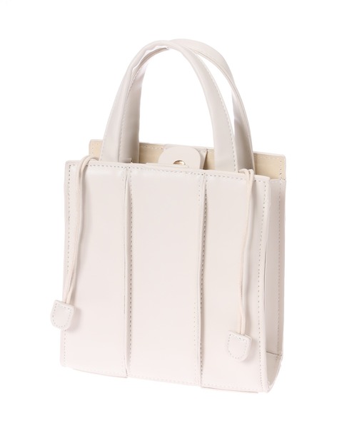 fifth(フィフス)の「スクエアデザインカラー2wayショルダーバッグ(ショルダーバッグ・レディース・オレンジ/グリーン/ホワイト・FREE)」の12枚目の写真