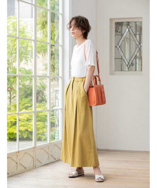 fifth(フィフス)の「スクエアデザインカラー2wayショルダーバッグ(ショルダーバッグ・レディース・オレンジ/グリーン/ホワイト・FREE)」の18枚目の写真