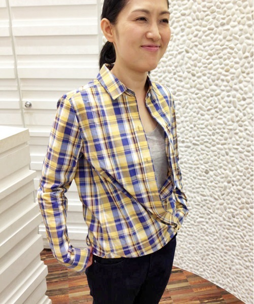 COLLAGE GALLARDAGALANTE(コラージュガリャルダガランテ)の「リボンセットブラウス(シャツ/ブラウス・レディース・レッド/イエロー・FREE)」の7枚目の写真