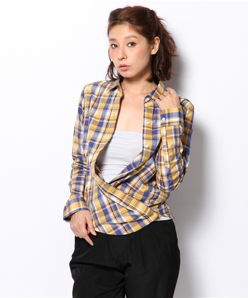 COLLAGE GALLARDAGALANTE(コラージュガリャルダガランテ)の「リボンセットブラウス(シャツ/ブラウス・レディース・レッド/イエロー・FREE)」の22枚目の写真