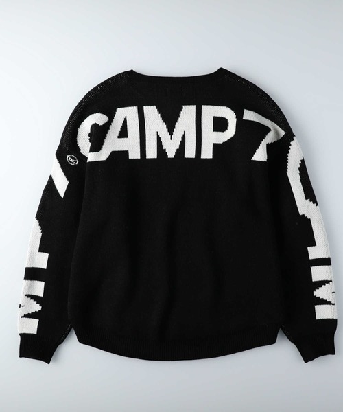 CAMP7（キャンプセブン）の「【CAMP7】バックロゴニット（ニット/セーター・レディース・オフホワイト/ベージュ/ブラック・ONE SIZE）」の17枚目の写真
