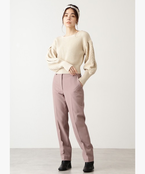 セール ダブルクロスセンタープレスパンツ その他パンツ N N Natural Beauty Basic エヌエヌ ナチュラルビューティーベーシック のファッション通販 Zozotown