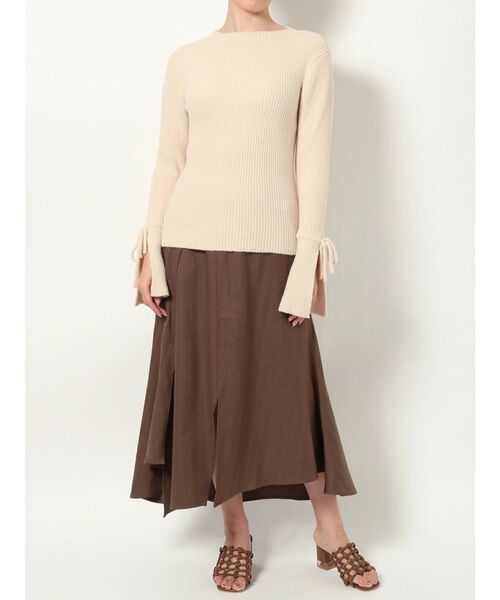 dazzlin（ダズリン）の「ふわとろフレアスリーブトップス（ニット/セーター・レディース・ブラック/ブラウン/アイボリー・FREE）」の15枚目の写真