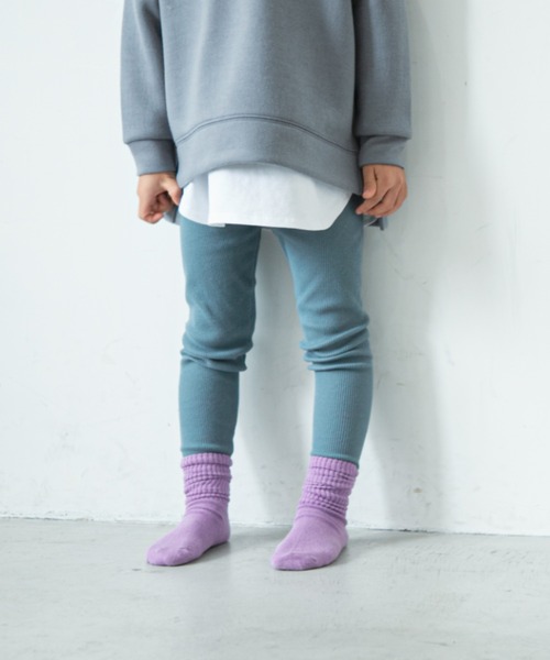 LOWRYS FARM（ローリーズファーム）の「リブレギンス　927449（レギンス/スパッツ・キッズ・チャコールグレー/ベージュ/イエロー/ブルー/ホワイト×ブラック/ブラック系その他/キャメル/グリーン/イエロー系その他/その他19/レッド/カーキ/グリーン系その他/アイボリー/ブラウン/ブラック/オレンジ/ブルー系その他/イエロー系その他2/ブルー系その他2/グレー/ブルー系その他3/ピンク/グリーン系その他2/ベージュ系その他/グリーン系その他5/イエロー系その他3・SMALL/MEDIUM/LARGE/X-LARGE）」の18枚目の写真