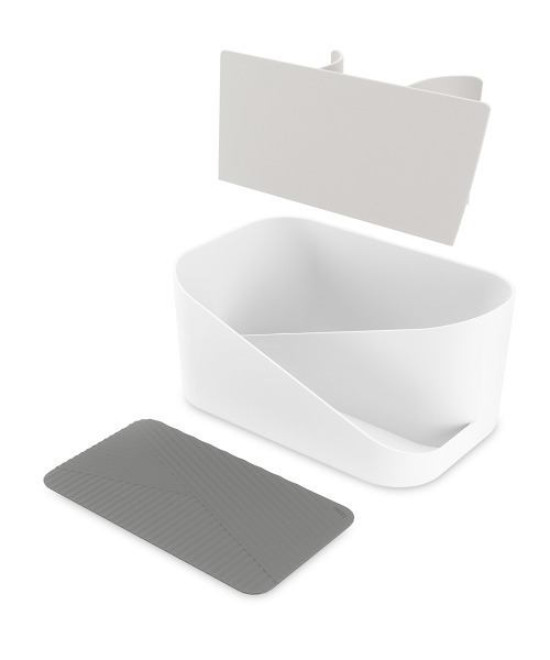 entre square（アントレスクエアー）の「umbra/グラム ヘアーツール オーガナイザー ホワイト×チャコール（収納グッズ・レディース・ホワイト×グレー・ONE SIZE）」の4枚目の写真