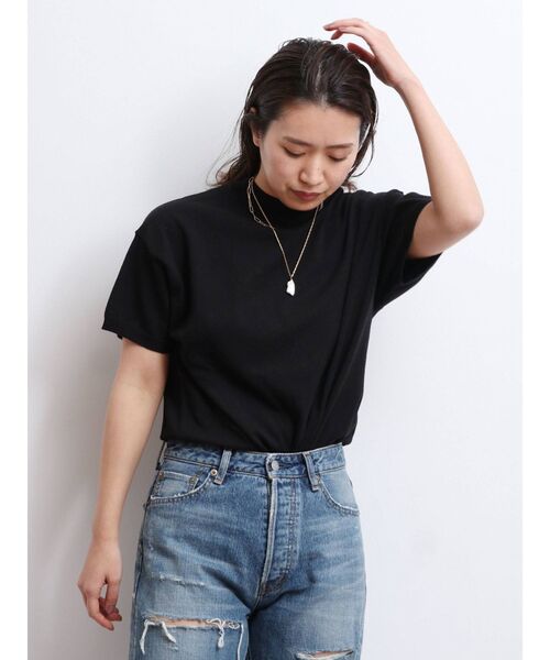 Ungrid（アングリッド）の「ハーフスリーブルーズニット（ニット/セーター・レディース・アイボリー/ブラック/ブルー・FREE）」の6枚目の写真