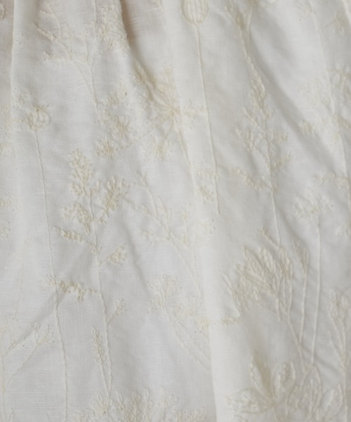 PUAL CE CIN（ピュアルセシン）の「ボタニカル刺繍ワンピース（ワンピース・レディース・ホワイト/グレー・FREE）」の18枚目の写真