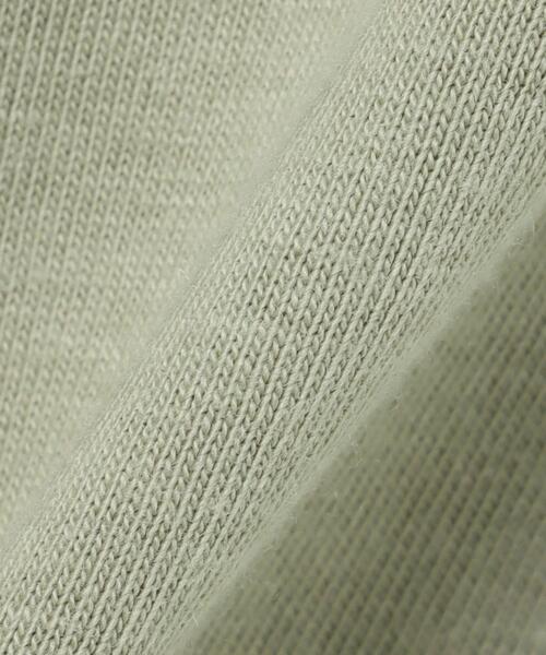 Allamanda（アラマンダ）の「Backフォト肩スリットロングTシャツ（Tシャツ/カットソー・レディース・チャコールグレー/オフホワイト/ミント/ライトベージュ・M）」の13枚目の写真