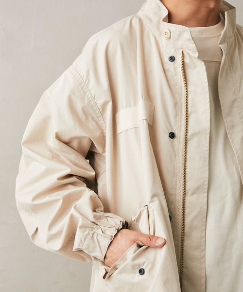JOURNAL STANDARD relume（ジャーナルスタンダード　レリューム）の「CALIFORNIA モッズコート SS（モッズコート・メンズ・ブラック/ベージュ/カーキ・MEDIUM/LARGE）」の7枚目の写真