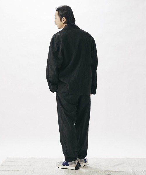 JOURNAL STANDARD(ジャーナルスタンダード)の「CREPE ブッチャー カーディガン ジャケット(テーラードジャケット・メンズ・ブラウン/カーキ/ブラック・MEDIUM/SMALL/LARGE)」の6枚目の写真