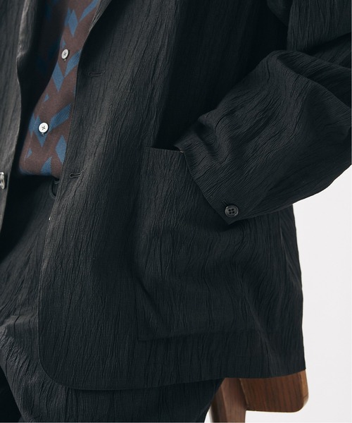 JOURNAL STANDARD(ジャーナルスタンダード)の「CREPE ブッチャー カーディガン ジャケット(テーラードジャケット・メンズ・ブラウン/カーキ/ブラック・MEDIUM/SMALL/LARGE)」の8枚目の写真