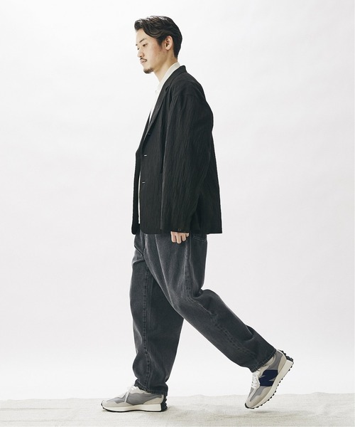 JOURNAL STANDARD(ジャーナルスタンダード)の「CREPE ブッチャー カーディガン ジャケット(テーラードジャケット・メンズ・ブラウン/カーキ/ブラック・MEDIUM/SMALL/LARGE)」の10枚目の写真