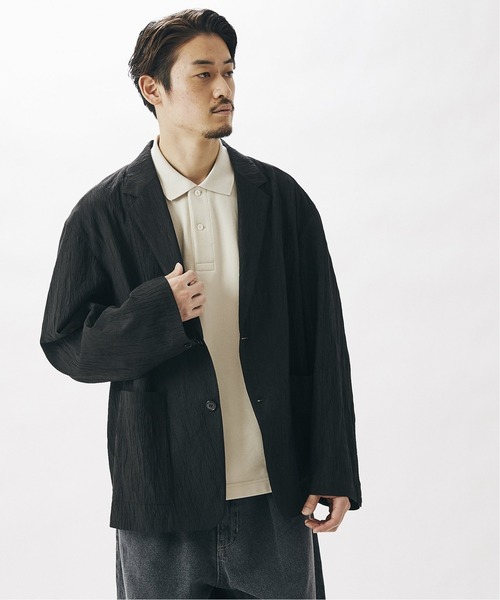 JOURNAL STANDARD(ジャーナルスタンダード)の「CREPE ブッチャー カーディガン ジャケット(テーラードジャケット・メンズ・ブラウン/カーキ/ブラック・MEDIUM/SMALL/LARGE)」の11枚目の写真