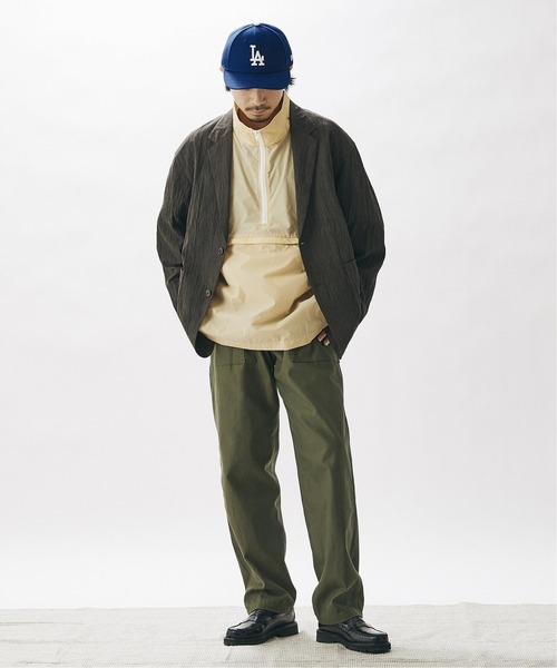 JOURNAL STANDARD(ジャーナルスタンダード)の「CREPE ブッチャー カーディガン ジャケット(テーラードジャケット・メンズ・ブラウン/カーキ/ブラック・MEDIUM/SMALL/LARGE)」の20枚目の写真