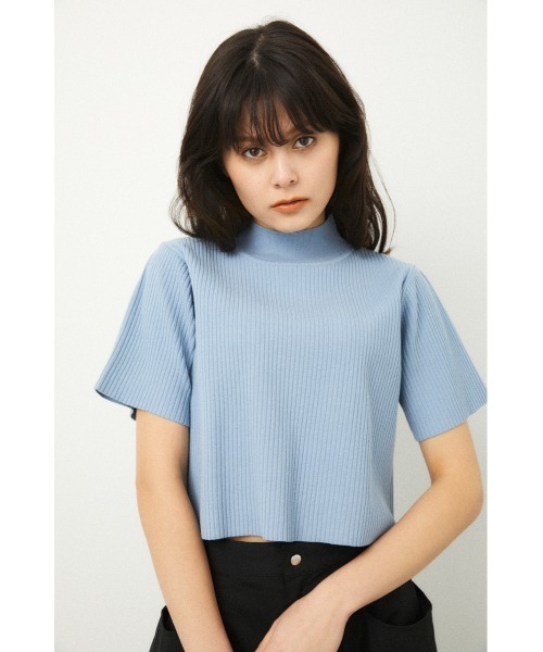 LAGUA GEM（ラグアジェム）の「USEFUL LOOSE KNIT（ニット/セーター・レディース・ホワイト/ライトブルー/ブラック・FREE）」の3枚目の写真