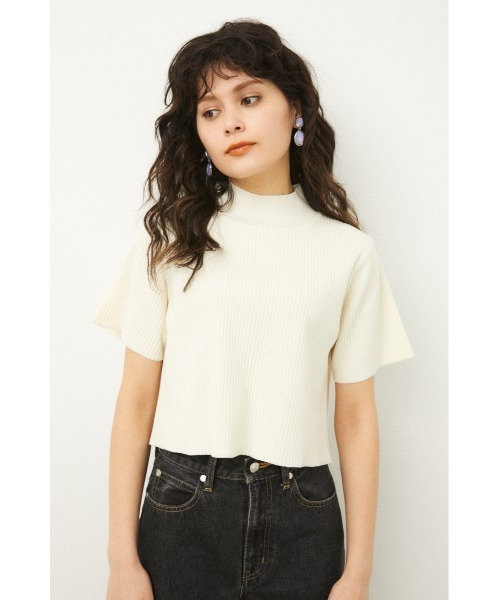 LAGUA GEM（ラグアジェム）の「USEFUL LOOSE KNIT（ニット/セーター・レディース・ホワイト/ライトブルー/ブラック・FREE）」の10枚目の写真