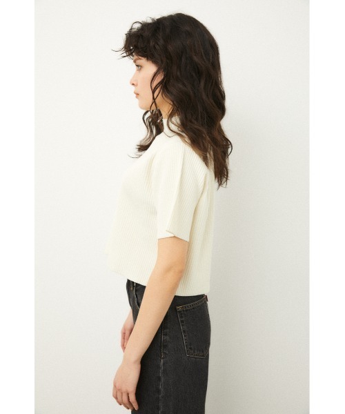 LAGUA GEM（ラグアジェム）の「USEFUL LOOSE KNIT（ニット/セーター・レディース・ホワイト/ライトブルー/ブラック・FREE）」の7枚目の写真