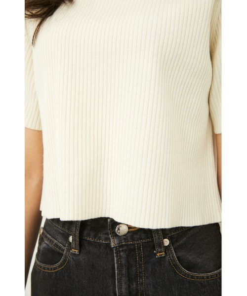 LAGUA GEM（ラグアジェム）の「USEFUL LOOSE KNIT（ニット/セーター・レディース・ホワイト/ライトブルー/ブラック・FREE）」の19枚目の写真