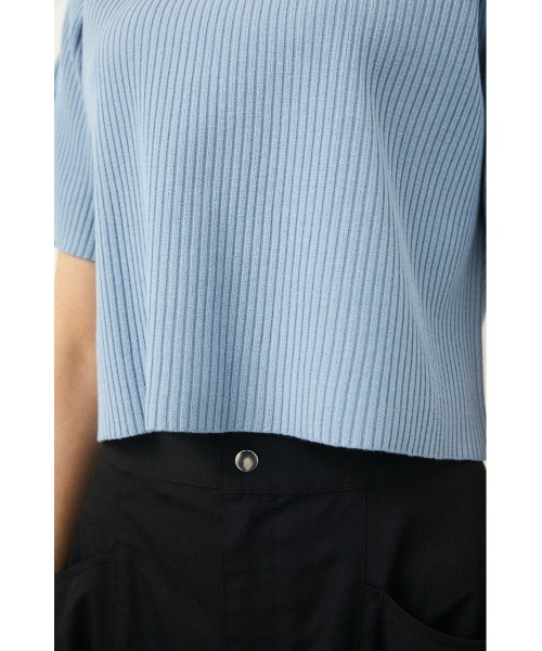 LAGUA GEM（ラグアジェム）の「USEFUL LOOSE KNIT（ニット/セーター・レディース・ホワイト/ライトブルー/ブラック・FREE）」の18枚目の写真