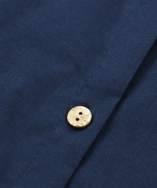 ALCEDO (アルセド)の「【 ALCEDO / アルセド 】 バックボタンリネンブラウス 111001 2 3 BL ALI(シャツ/ブラウス・レディース・ホワイト/アイボリー/ネイビー系・FREE)」の16枚目の写真