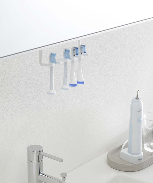 LBC(エルビーシー)の「【WEB限定】tower 戸棚下歯ブラシホルダ−(収納グッズ・レディース・ホワイト/ブラック・FREE)」の17枚目の写真