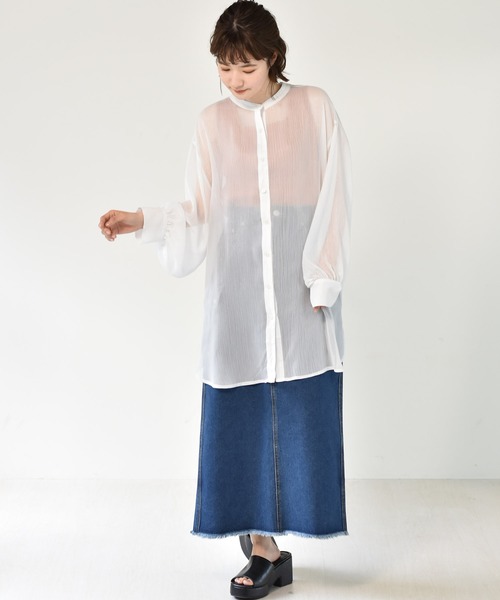 RETRO GIRL(レトロガール)の「スクエアリブニットタンク(タンクトップ・レディース・ライトグレー/ブラック/オフホワイト/オレンジ/グリーン・FREE)」の20枚目の写真